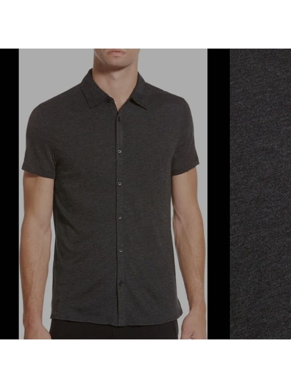 John Varvatos Star USA men's 'Luxe' Slim Fit Knit Sport Shirt new xl 